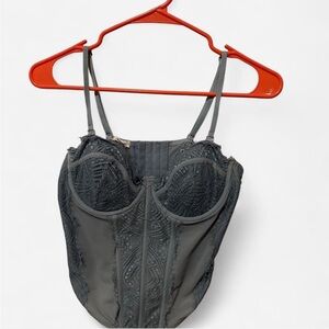 size s Garage lace corset top